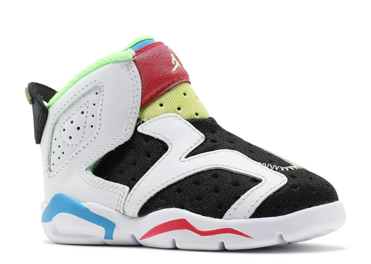 (Toddler) Air Jordan 6 Retro Little Flex 'Multi White' CT4417-103