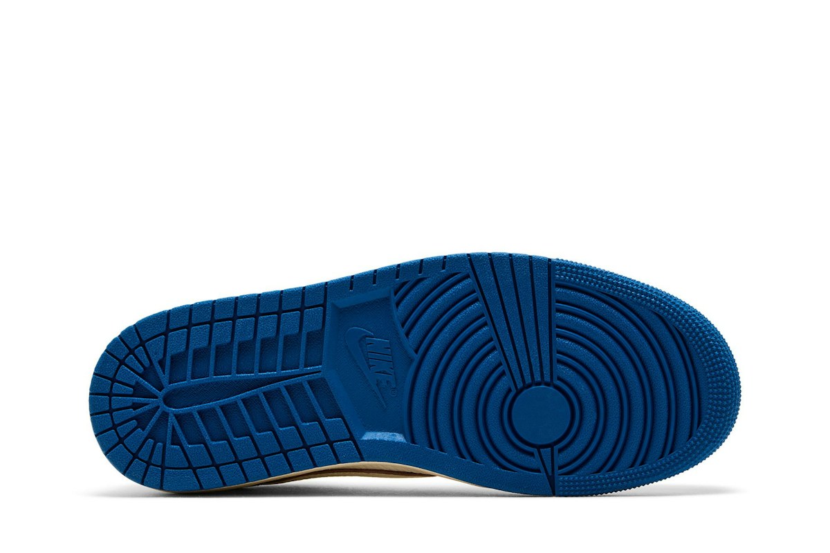 Fragment Design x Travis Scott x Air Jordan Air 1 Retro Low OG SP 'Sail Military Blue' DM7866-104