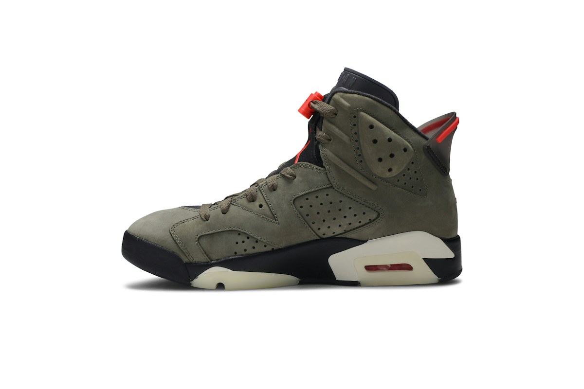 Travis Scott x Air Jordan 6 Retro 'Olive' CN1084-200