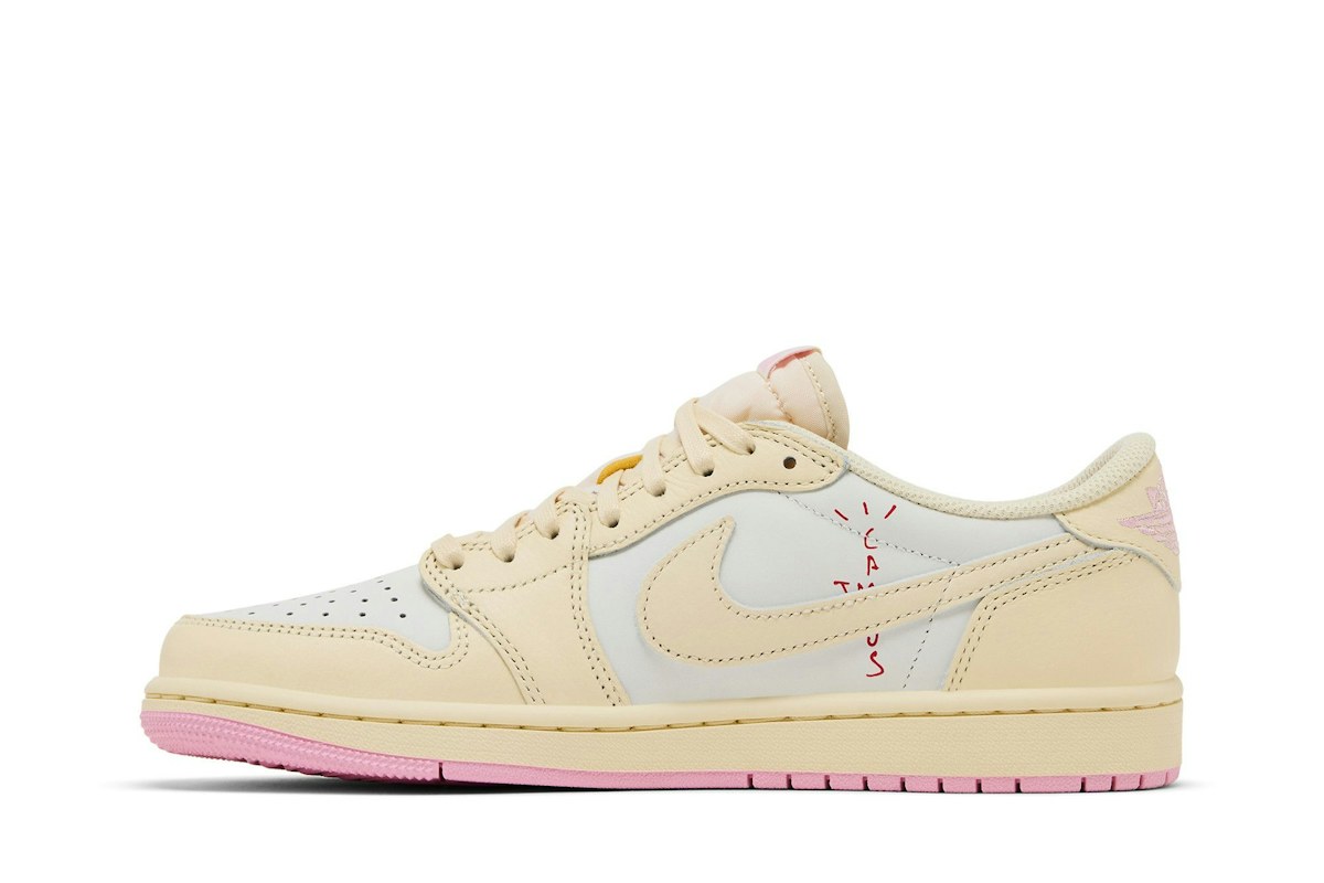 Travis Scott x Air Jordan Air 1 Retro Low OG 'Muslin Pink' IQ7604-100