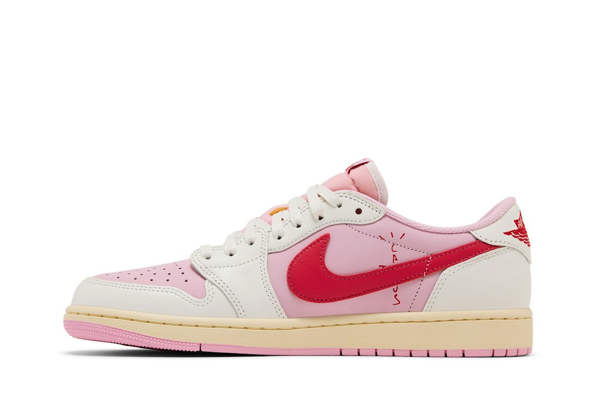Travis Scott x Air Jordan Air 1 Retro Low OG 'Sail Tropical Pink' IQ7604-101