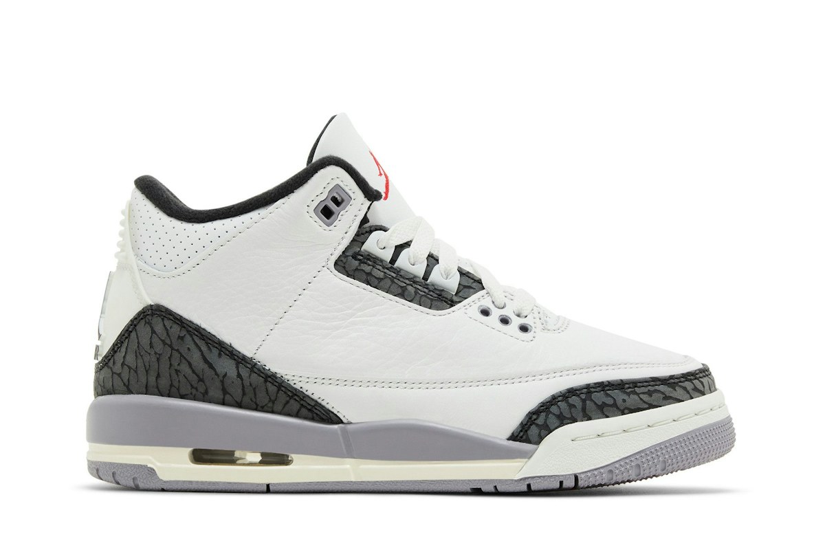 (Youth) Air Jordan 3 Retro 'Cement Grey' DM0967-106