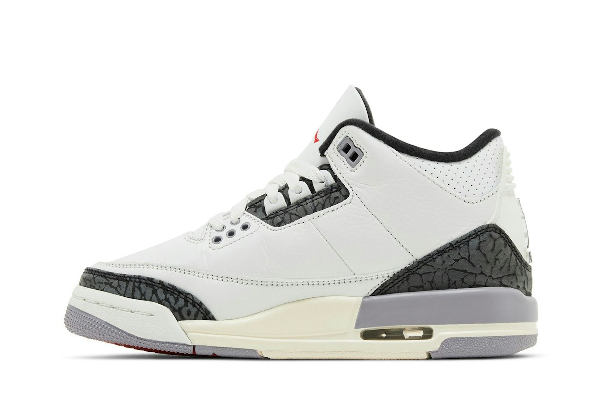 (Youth) Air Jordan 3 Retro 'Cement Grey' DM0967-106