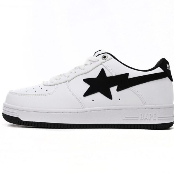 A Bathing Ape Bape Sta Low M1 White Black OG0428194