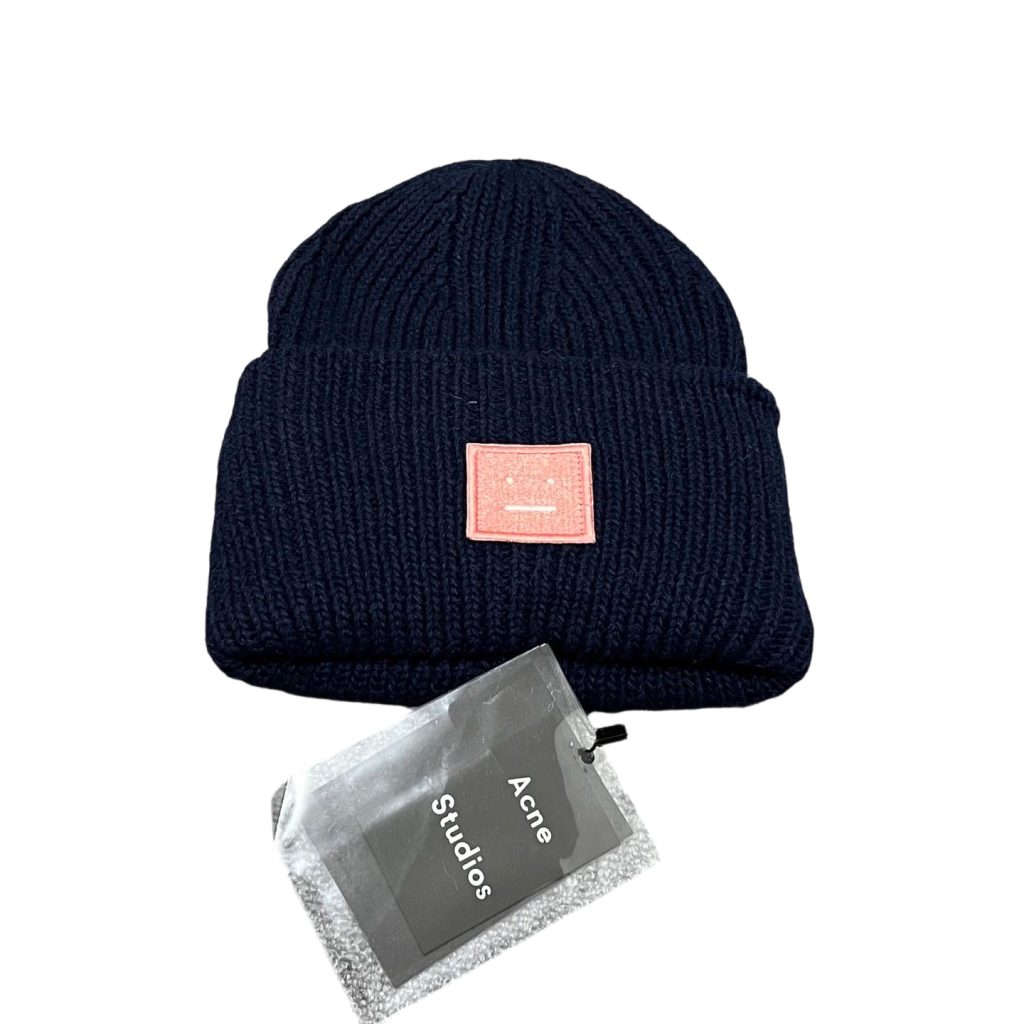 Acne Studuos Beanies Navy blue OKLU20261419