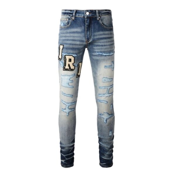 AMIRI Blue Varsity Jeans OKZY202601