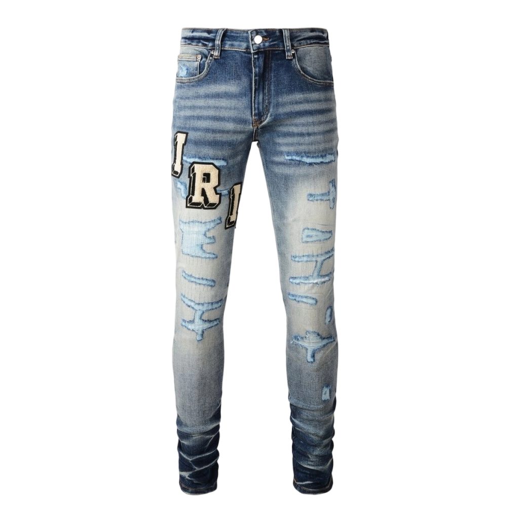 AMIRI Blue Varsity Jeans OKZY202601