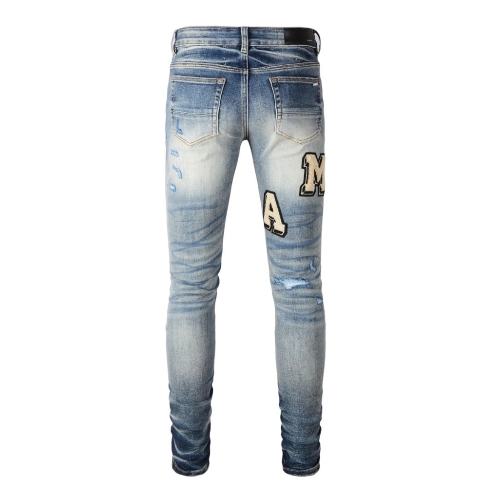 AMIRI Blue Varsity Jeans OKZY202601