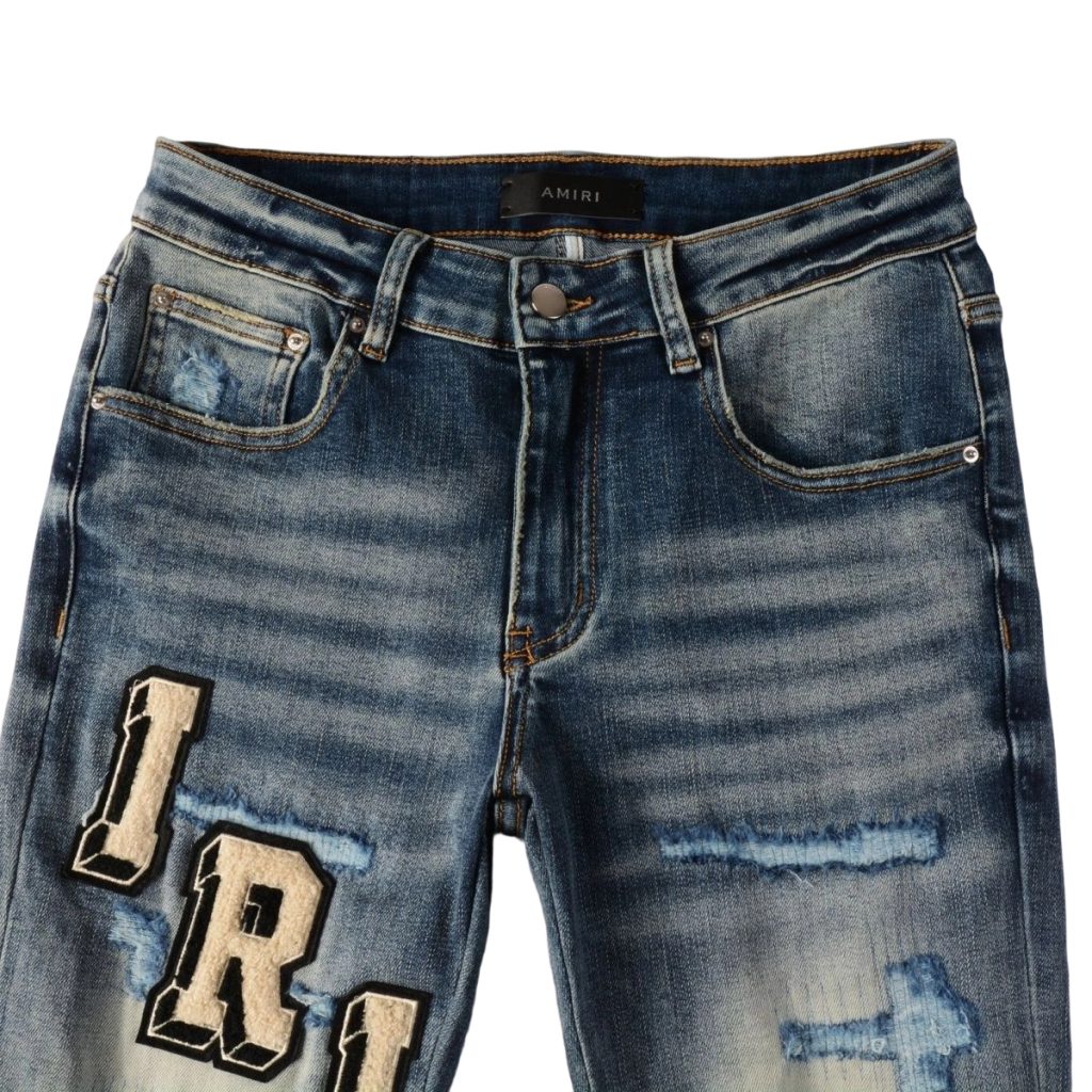 AMIRI Blue Varsity Jeans OKZY202601