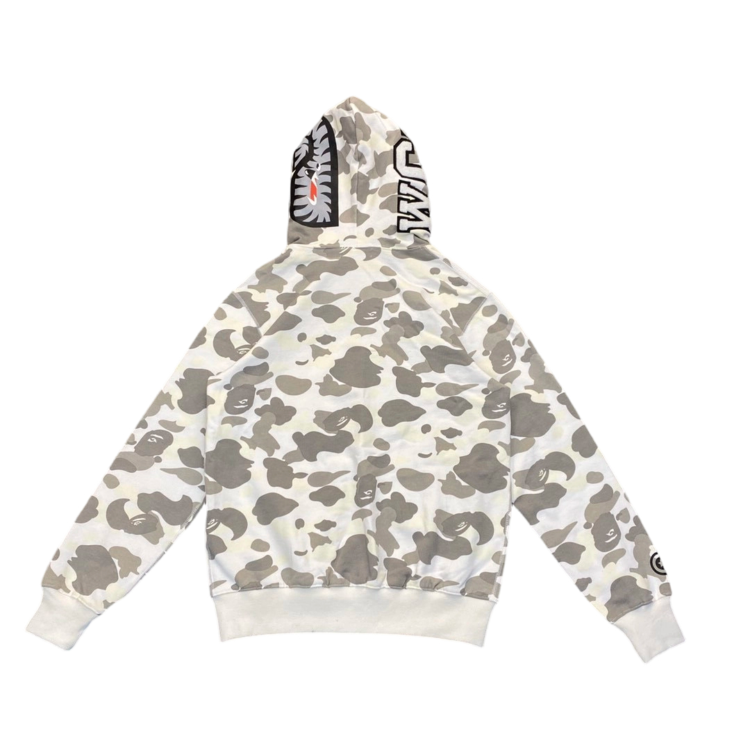 BAPE Color Camo Shark Zip Hoodie White OG0829489