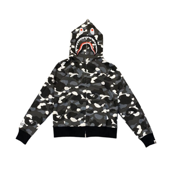 Bape Flame Camouflage Hoodie Black OG0829489