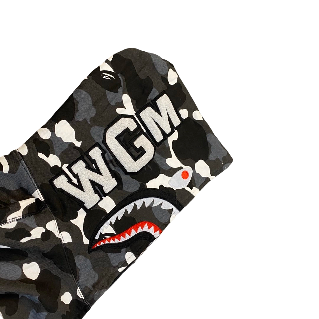 Bape Flame Camouflage Hoodie Black OG0829489