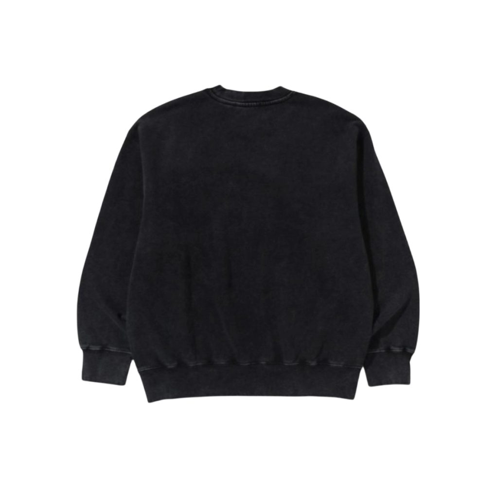 BAPE FW22 camouflage round neck long sleeved sweatshirt Black OKZY2026756