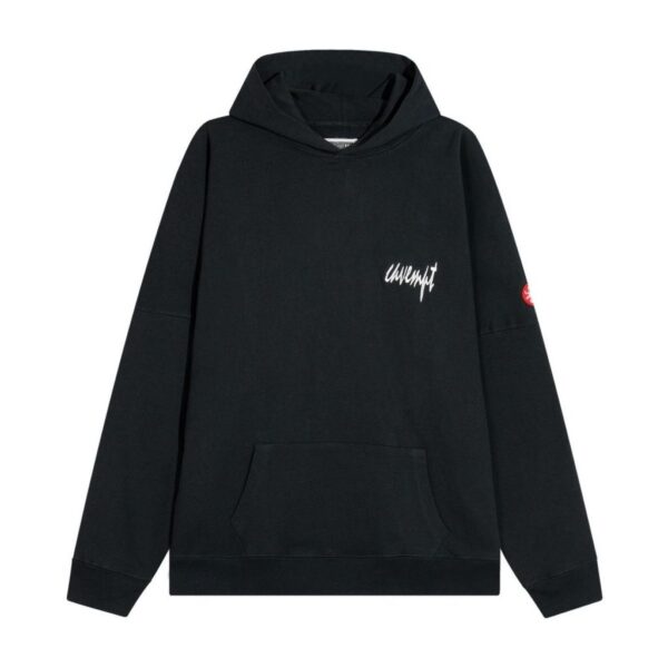 Cav Empt Black Cursive Signature Hoodie OKZY2026756