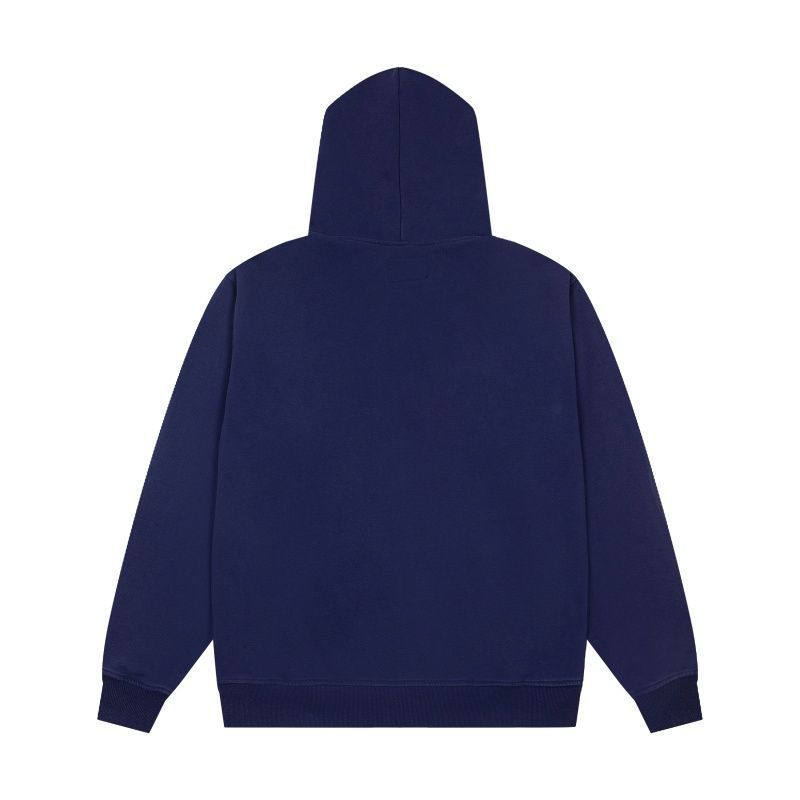 Godspeed Navy Rivet Bat Zip Up Hoodie OKZY20261263