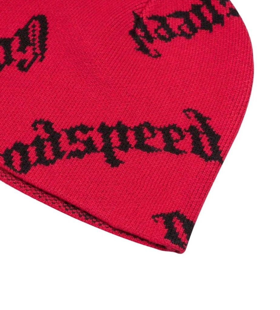 Godspeed Red Beanies Black Logo OKLU20262055