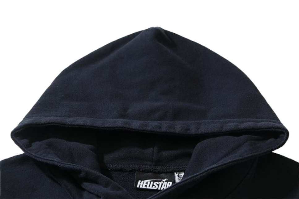 Hellstar Hell Red Flare star Retro washed distressed Print Hoodie OG051443