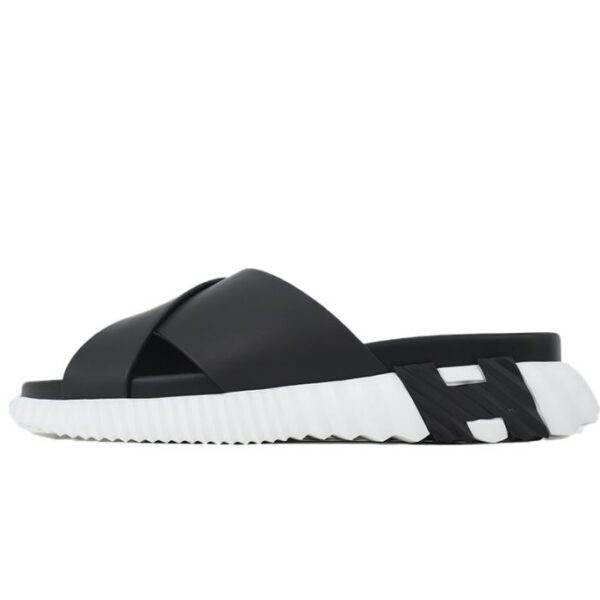 Hermes Infra Sandals ‘Black and White’ OKLU2026655
