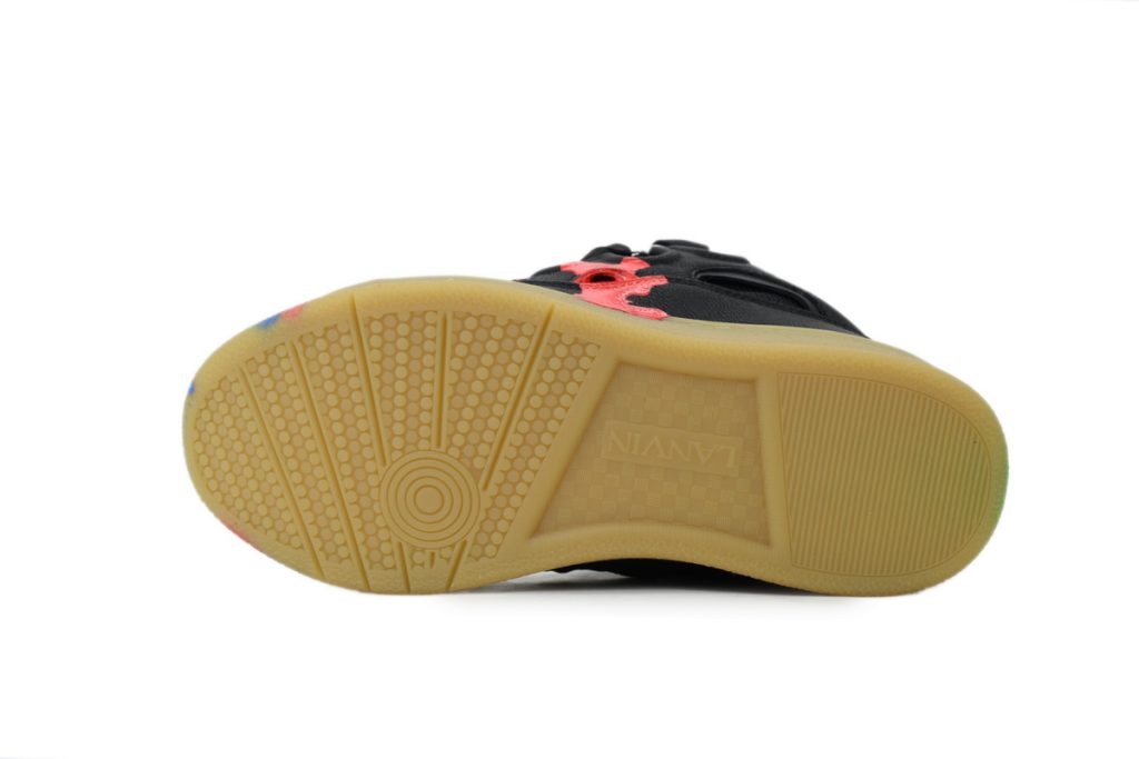 Lanvin Curb Sneaker Black Graffiti KLU202681