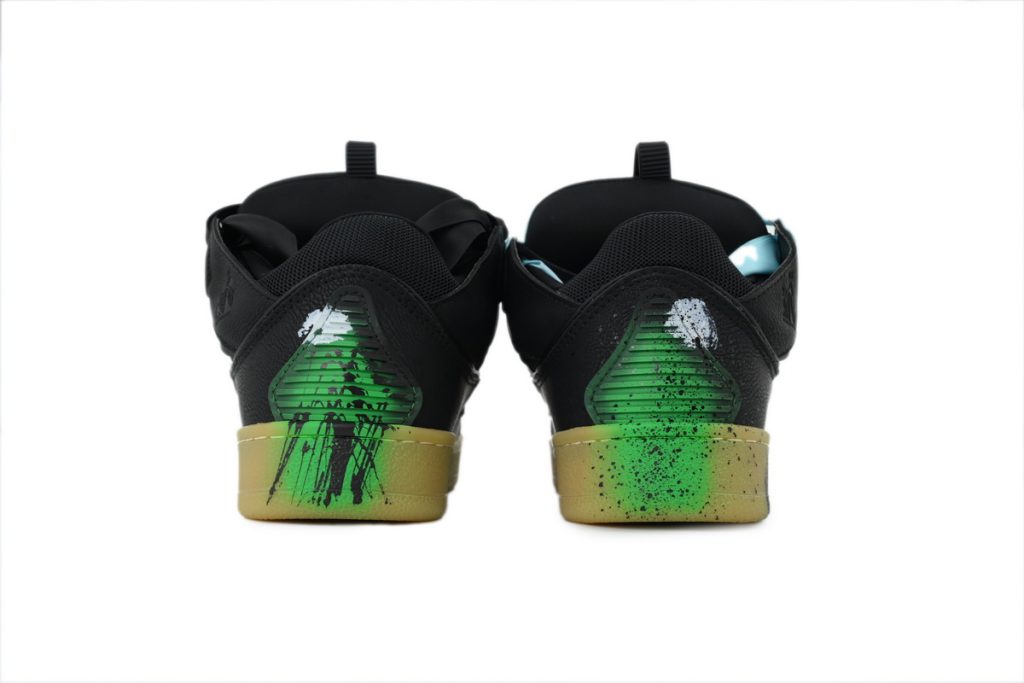 Lanvin Curb Sneaker Black Graffiti KLU202681