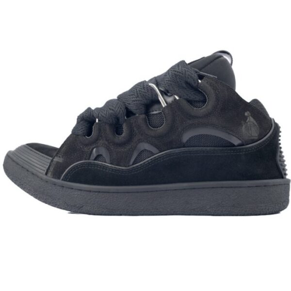 Lanvin Leather Curb Triple Black KLU202689