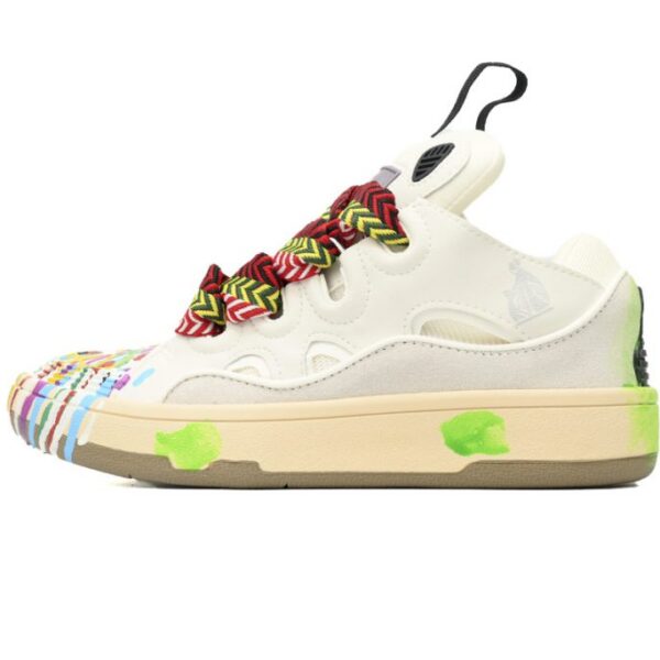 LANVIN White Seven Color Painting KLU202699