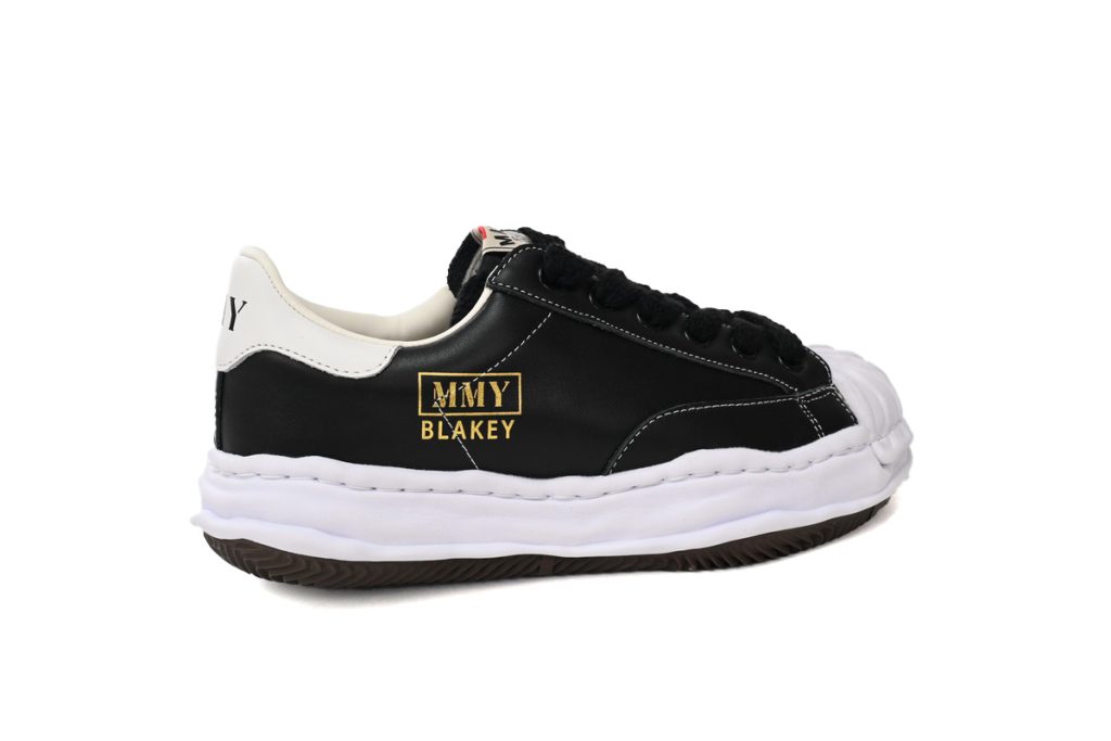 Maison Mihara Yasuhiro Blakey OG Sole Leather Low Black And White Gold OKLU2026214