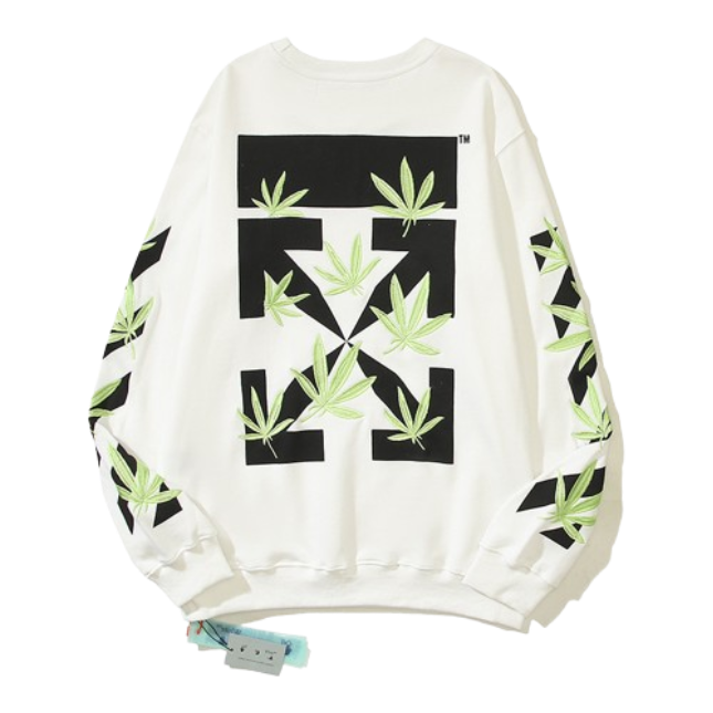 OFF WHITE Sweatshirt white black OG051611