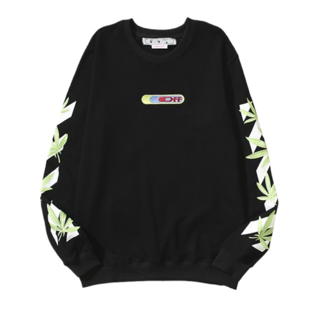 OFF WHITE Sweatshirt white black OG051611