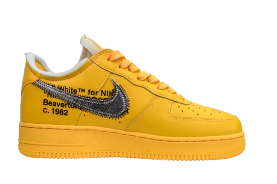 Nike Air Force 1 Low OFF-WHITE University Gold Metallic Silver OG0425139