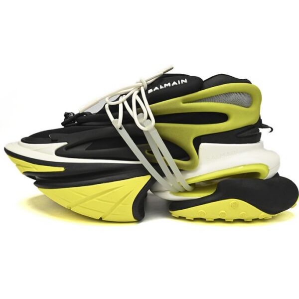 Balmain Unicorn Low-Top Black Yellow OG0427160