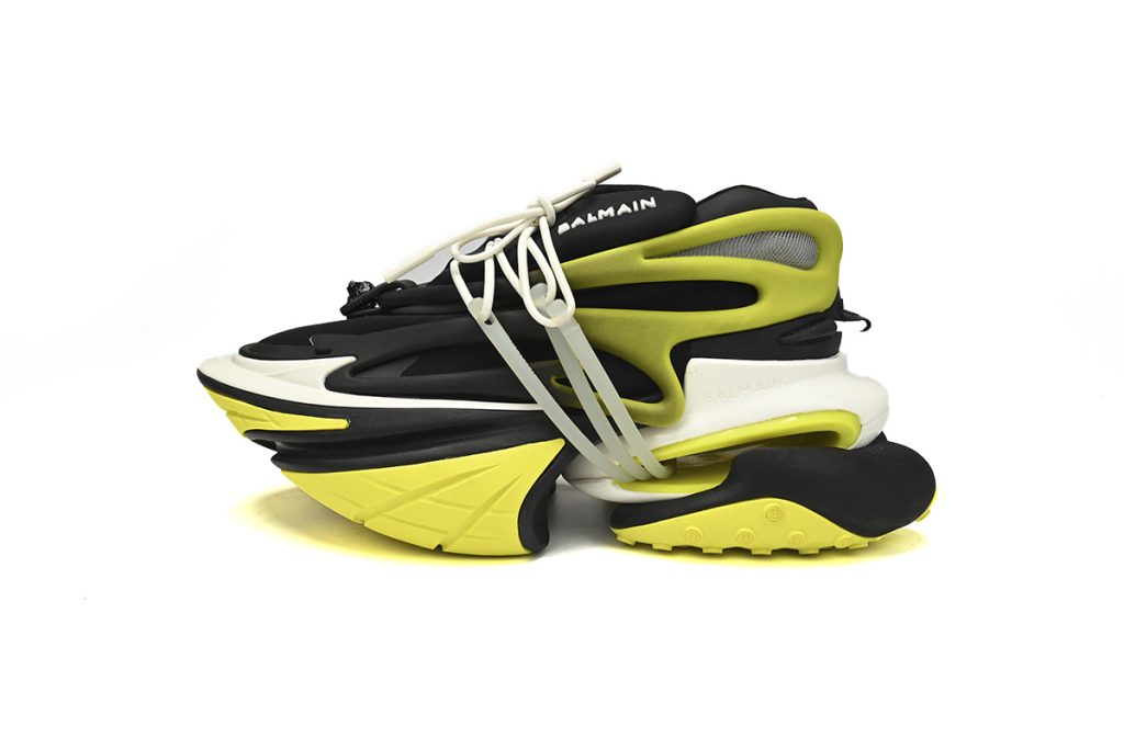 Balmain Unicorn Low-Top Black Yellow OG0427160