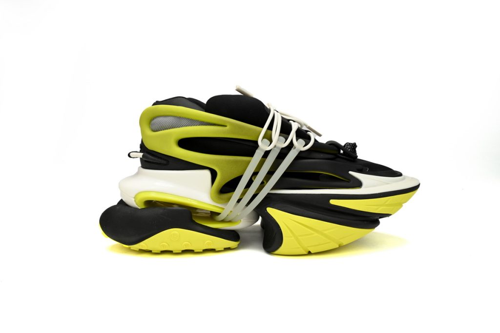 Balmain Unicorn Low-Top Black Yellow OG0427160