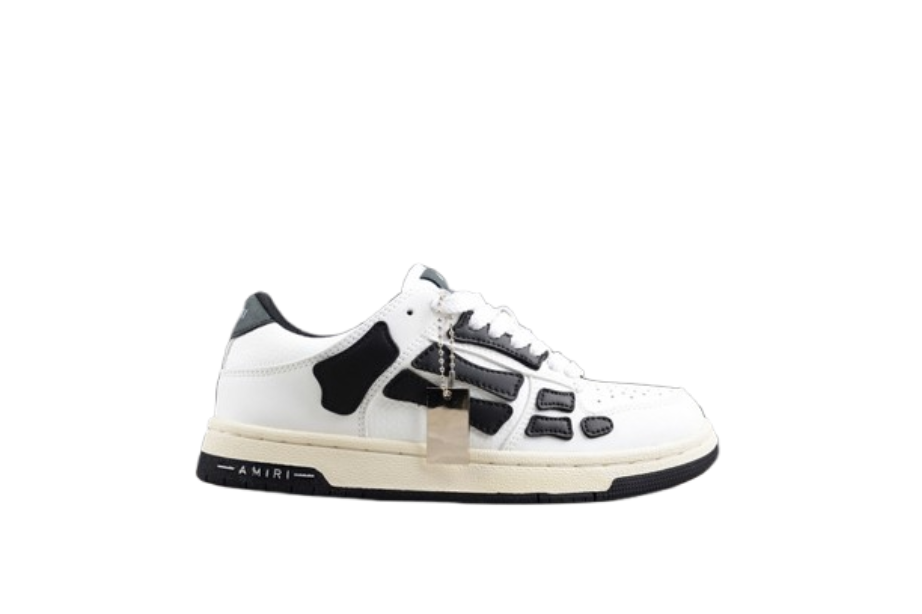AMIRI Skel Top Low White Black White OG0427166