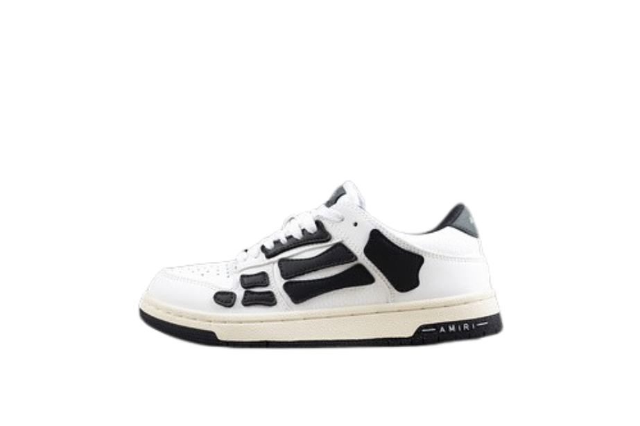 AMIRI Skel Top Low White Black White OG0427166