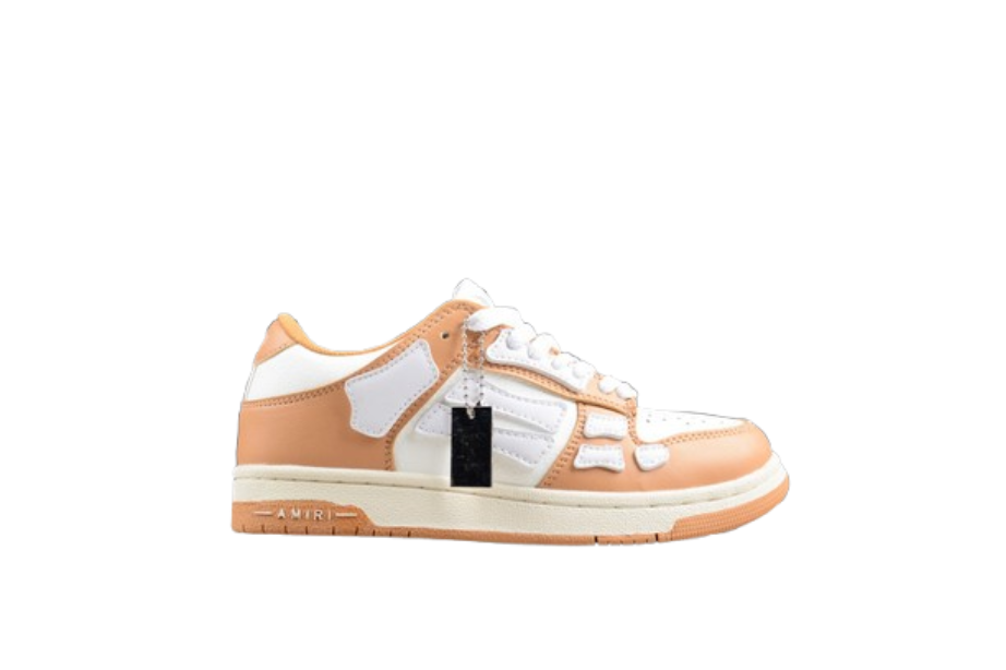 AMIRI Skel Top Low White Brown OG0427170