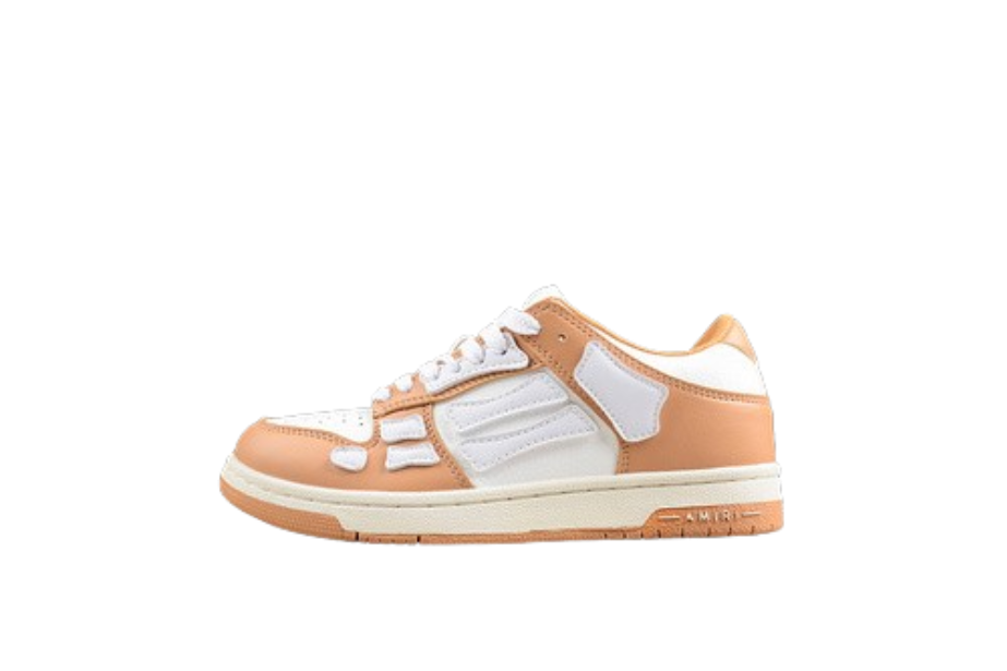AMIRI Skel Top Low White Brown OG0427170