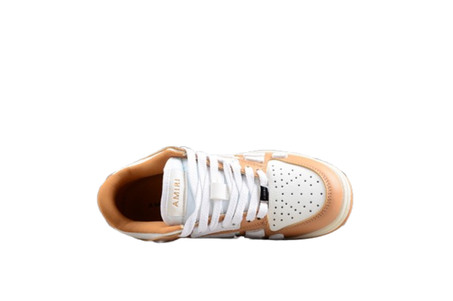 AMIRI Skel Top Low White Brown OG0427170