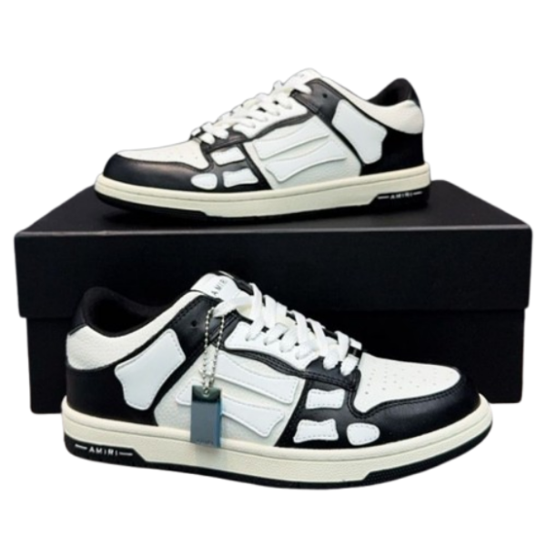 AMIRI Skel Top Low White Black White OG0427171
