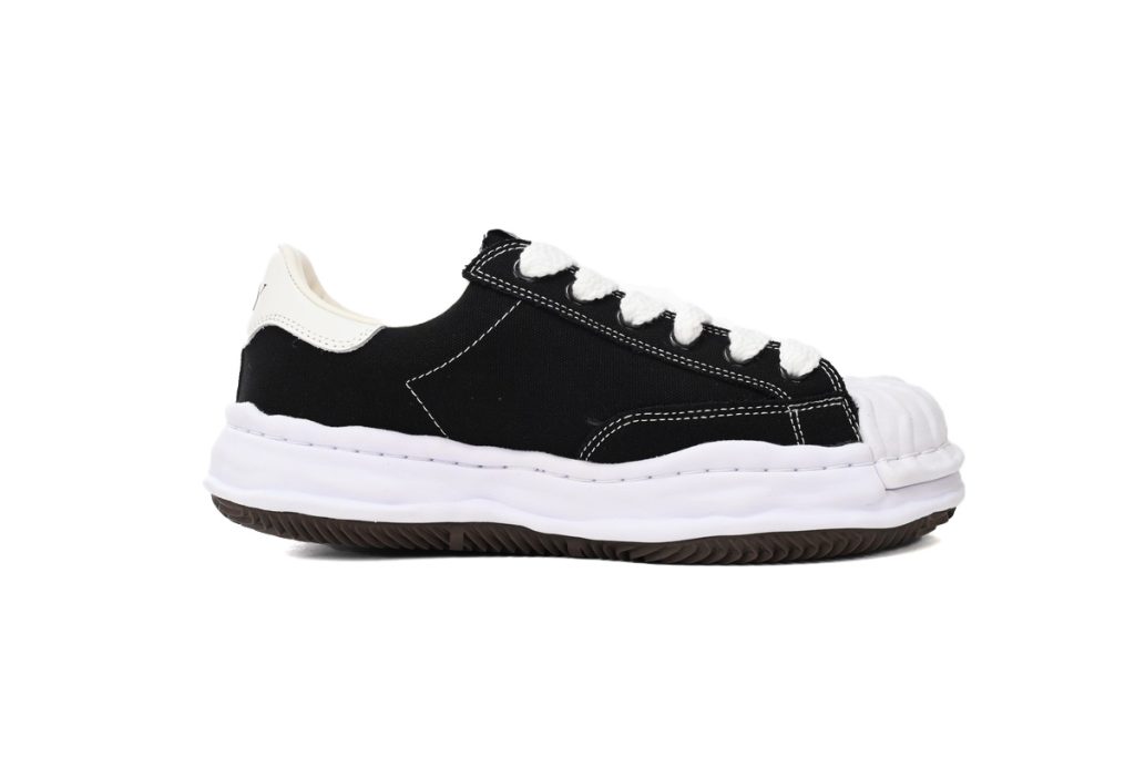 Maison Mihara Yasuhiro Blakey OG Sole Canvas Low Black No Logo OG0429228