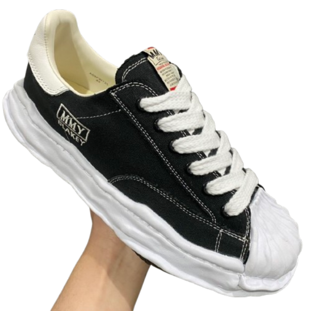 Maison Mihara Yasuhiro Blakey OG Sole Canvas Low Black No Logo OG0429228