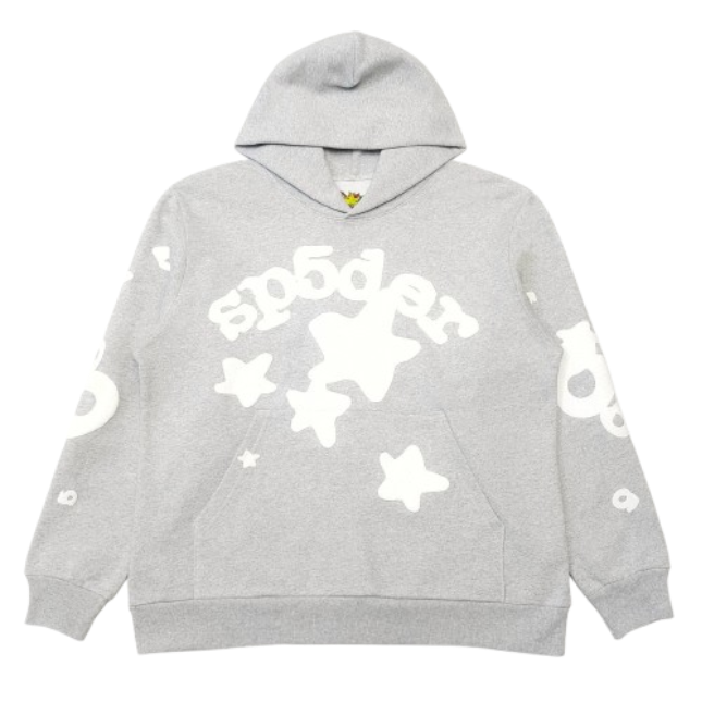 Sp5der Beluga Hoodie Heather Grey OG051316