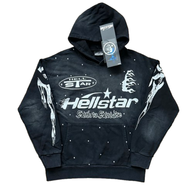 Hellstar Studios Records Hoodie Black OG051322
