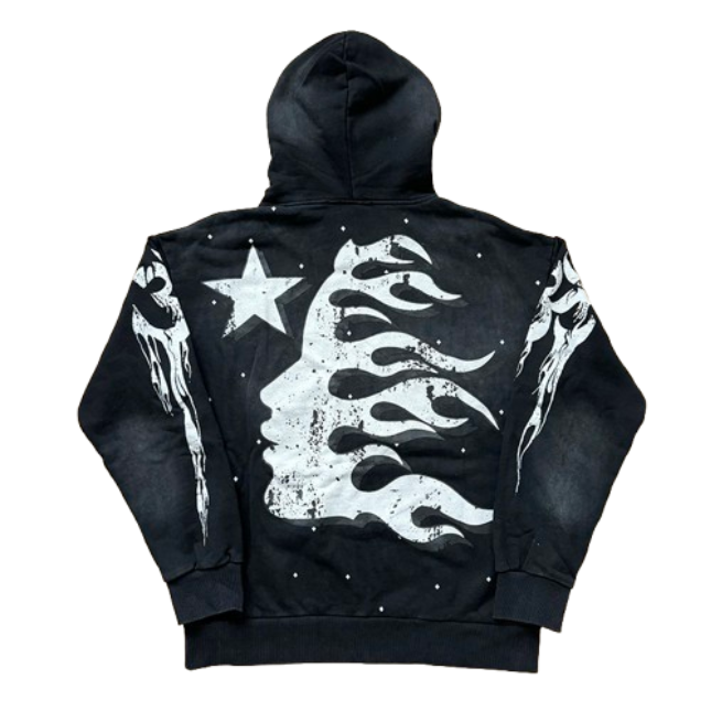 Hellstar Studios Records Hoodie Black OG051322