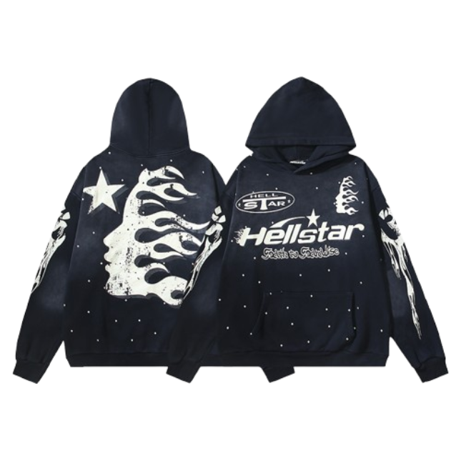 Hellstar Studios Records Hoodie Black OG051322