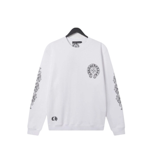 CHROME HEARTS Sweatshirt White&Black OG051405