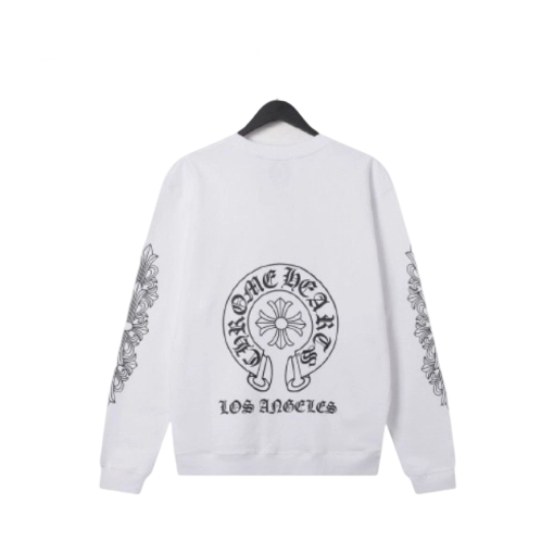 CHROME HEARTS Sweatshirt White&Black OG051405