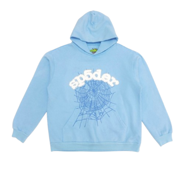 Sp5der Web Hoodie Blue OG051428