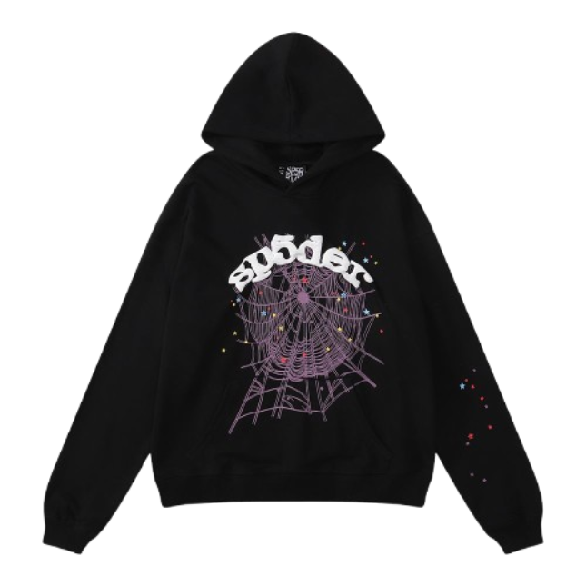 PK Black Sp5der Worldwide Hoodie OG051438