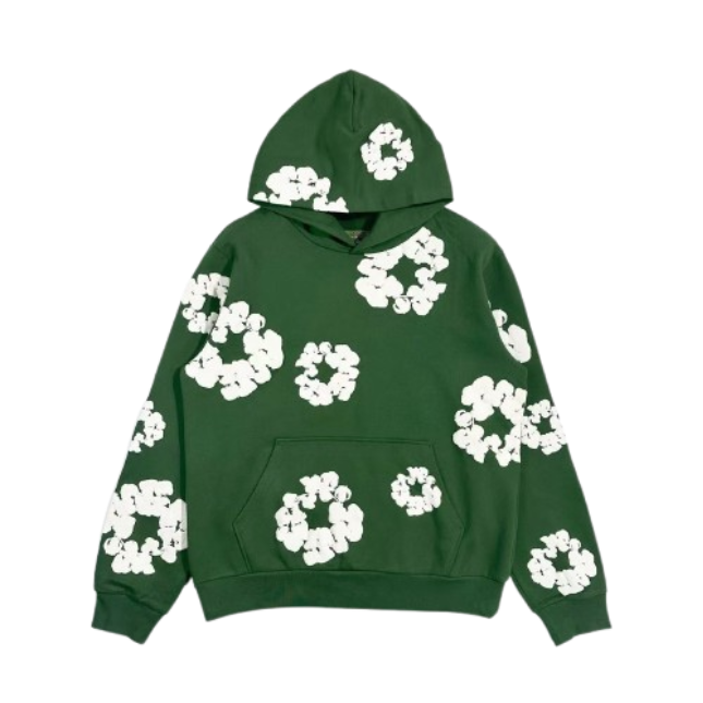 Denim Tears The Cotton Wreath Hoodie Green OG051441